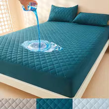 Protège-Matelas Matelassé 160x200x30 cm Imperméable – Housse Respirante Anti-Taches – Confort Doux & Ajustement Parfait