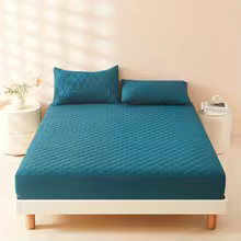 Protège-Matelas Matelassé 160x200x30 cm Imperméable – Housse Respirante Anti-Taches – Confort Doux & Ajustement Parfait