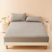Protège-Matelas Matelassé 160x200x30 cm Imperméable – Housse Respirante Anti-Taches – Confort Doux & Ajustement Parfait