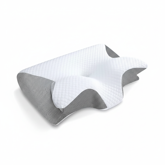 Oreiller Cervical Mémoire 2-en-1 Orthopédique